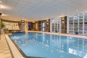 Stunning indoor pool at DoubleTree By Hilton Stoke On Trent.