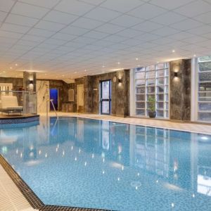 Stunning indoor pool at DoubleTree By Hilton Stoke On Trent.