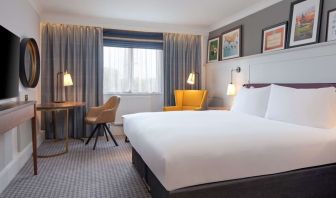 Delux king room with natural light at DoubleTree By Hilton Stoke On Trent.