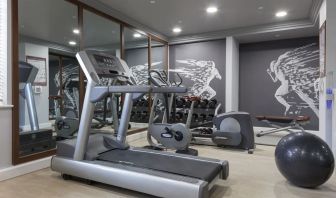 Fitness center available at DoubleTree By Hilton Stratford-upon-Avon.