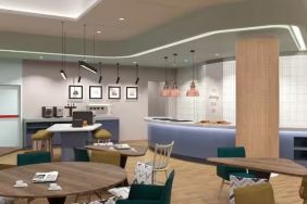 Lounge and coworking space at Hampton By Hilton Budapest City Centre.