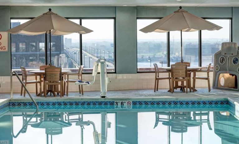 Relaxing indoor pool at Hampton Inn St. Louis-Downtown (At The Gateway Arch).