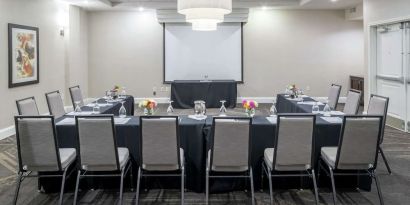 Professional meeting room at Hilton Garden Inn Dothan.