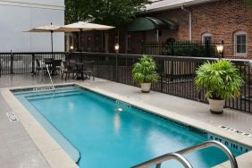 Stunning outdoor pool at Hampton Inn & Suites Gainesville-Downtown.