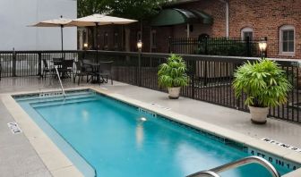 Stunning outdoor pool at Hampton Inn & Suites Gainesville-Downtown.