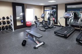 Well equipped fitness center at Hampton Inn & Suites Gainesville-Downtown.