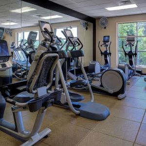 Fitness center available at Hilton San Antonio Hill Country.