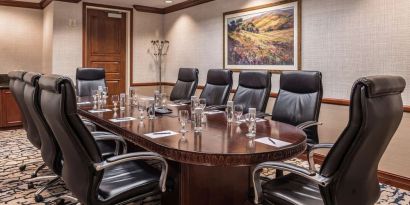 Professional meeting room at Hilton San Antonio Hill Country.