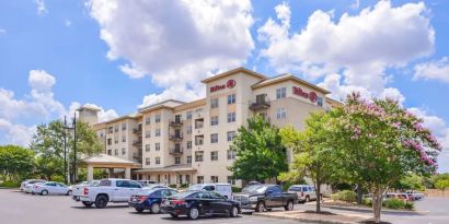 Parking available at Hilton San Antonio Hill Country.