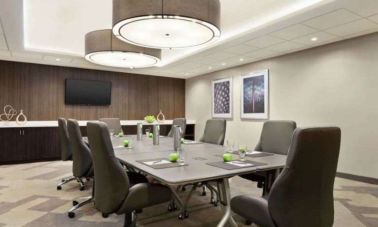 Professional meeting room at Embassy Suites By Hilton Arcadia Pasadena Area.