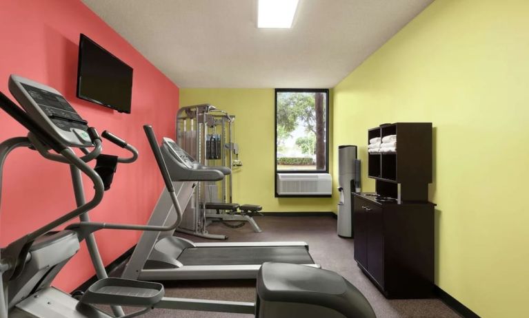 Equipped fitness center at Hampton Inn Ft. Lauderdale-Cypress Creek.