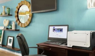 Business center with printer and internet at Hampton Inn Ft. Lauderdale-Cypress Creek.