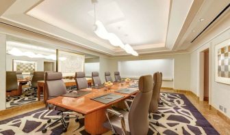 Professional meeting room at Hilton Los Angeles Airport.