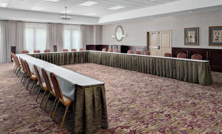 Professional meeting room at Homewood Suites By Hilton Lafayette-Airport, LA.