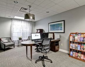 Dedicated business center at Homewood Suites By Hilton Newark-Cranford.