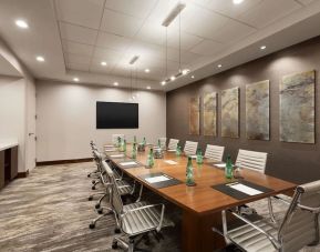 Professional meeting room at DoubleTree By Hilton Hartford - Bradley Airport.