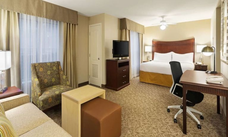 King room with work station at Homewood Suites By Hilton Shreveport / Bossier City, LA.