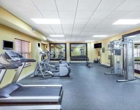 Well equipped fitness centerat Homewood Suites By Hilton Shreveport / Bossier City, LA.