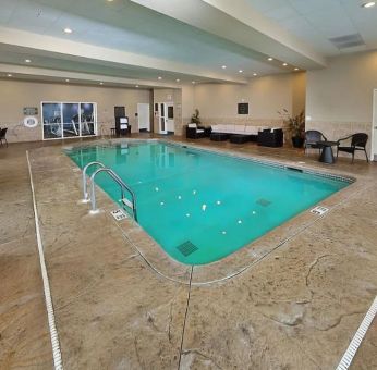 Relaxing indoor pool at Park Manor Hotel.