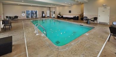 Relaxing indoor pool at Park Manor Hotel.