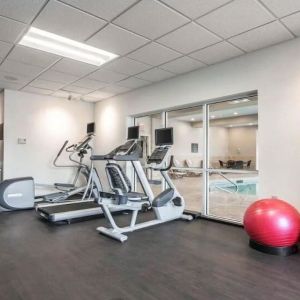 Fitness center available at Park Manor Hotel.