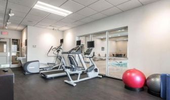 Fitness center available at Park Manor Hotel.