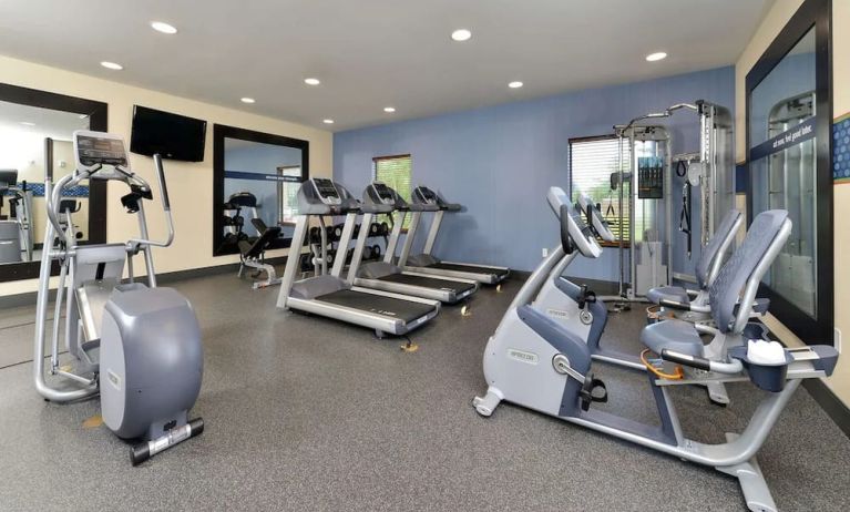 Fitness center available at Hampton Inn Iowa City/University Area.