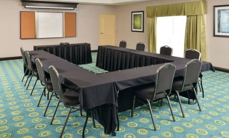 Professional meeting room at Hampton Inn Iowa City/University Area.