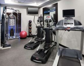 Fitness center available at Hampton Inn & Suites Miami-Doral/Dolphin Mall.