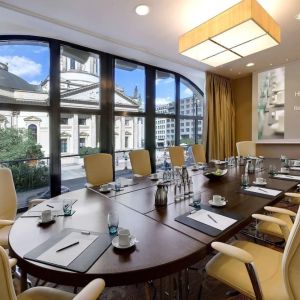 Professional meeting room at Hilton Berlin.