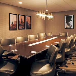 Professional meeting room at H Hotel Los Angeles, Curio Collection By Hilton.