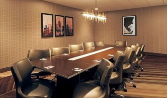 Professional meeting room at H Hotel Los Angeles, Curio Collection By Hilton.