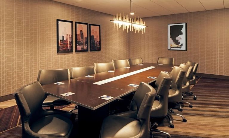 Professional meeting room at H Hotel Los Angeles, Curio Collection By Hilton.