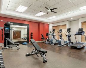 Equipped fitness center at Embassy Suites By Hilton Convention Center Las Vegas.
