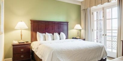 Delux king room with natural light at Hampton Inn & Suites Birmingham-Downtown-Tutwiler.