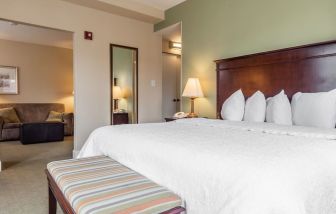 Spacious king room at Hampton Inn & Suites Birmingham-Downtown-Tutwiler.