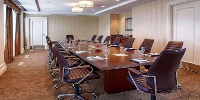 Professional meeting room at Hampton Inn & Suites Birmingham-Downtown-Tutwiler.