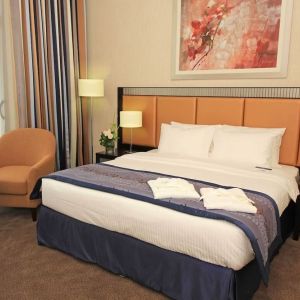 Spacious and romantic day rooms at Millennium Central Doha.