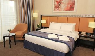 Spacious and romantic day rooms at Millennium Central Doha.