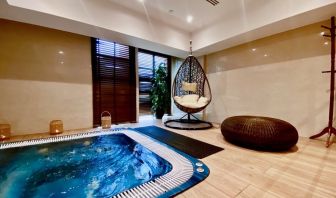 Hot tub and spa available at Millennium Hotel Doha.