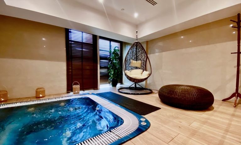 Hot tub and spa available at Millennium Hotel Doha.