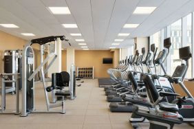 Fitness center available at Hilton Garden Inn Calgary Downtown.