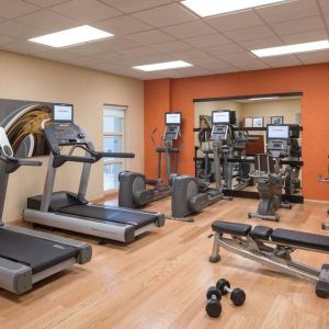 Equipped fitness center at Sonesta Emeryville - San Francisco Bay Bridge.