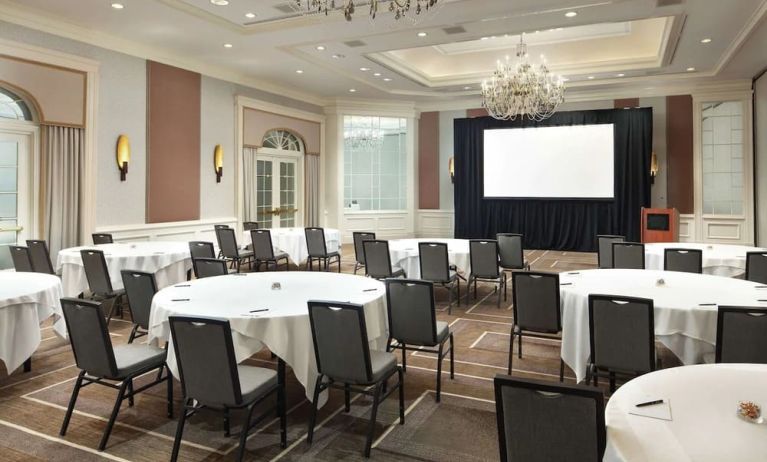 Professional meeting room at Hilton Short Hills.