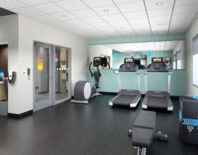Equipped fitness center at Tru By Hilton Toronto Airport West.