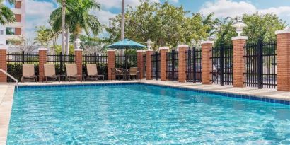 Refreshing outdoor pool at Hyatt PLACE Fort Lauderdale Airport - South & Cruise Port.
