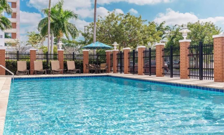 Refreshing outdoor pool at Hyatt PLACE Fort Lauderdale Airport - South & Cruise Port.
