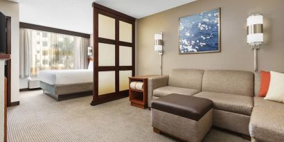 Day use room with living area at Hyatt PLACE Fort Lauderdale Airport - South & Cruise Port.