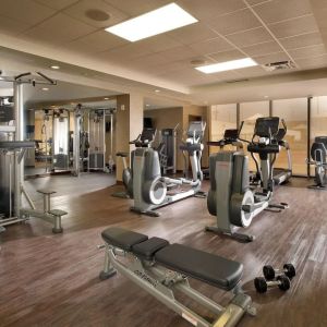 Fitness center available at EB Hotel Miami.