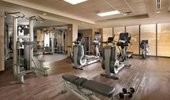 Fitness center available at EB Hotel Miami.